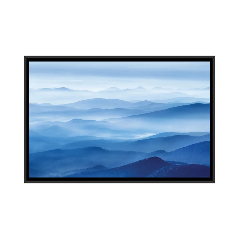 Rhythm Of Mountains by Mei Xu - Floater Frame Print on Canvas