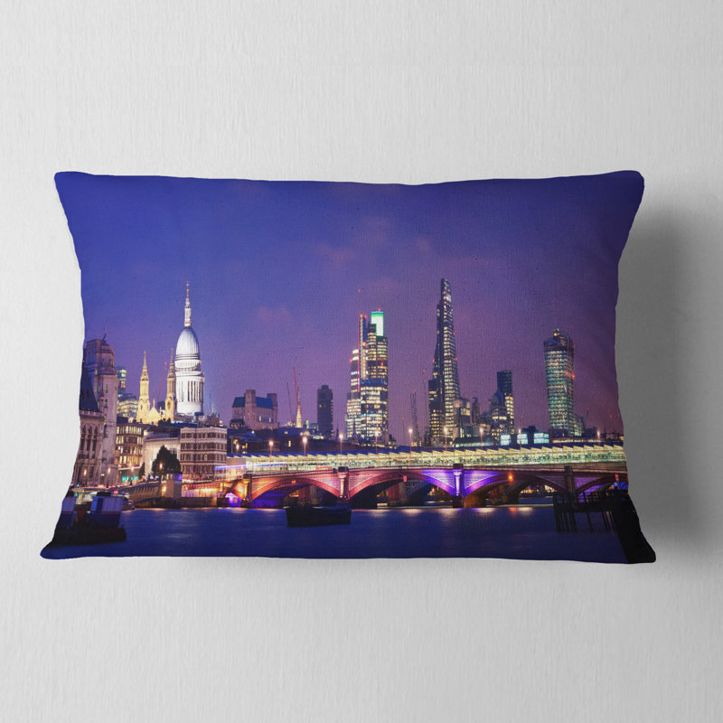 Coussin lombaire cityscape photo london night