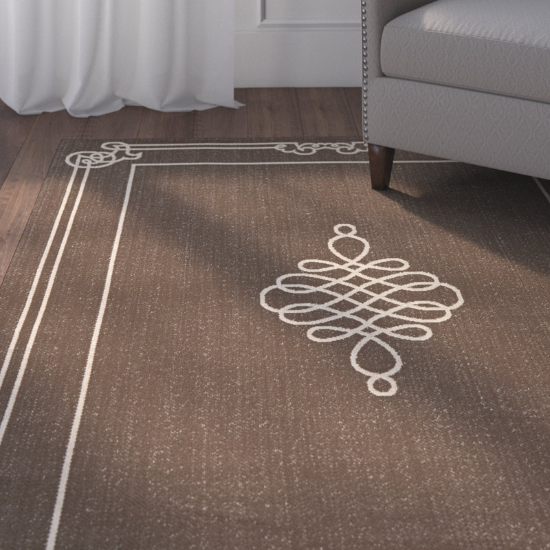 Cherene Performance Oriental Indoor/Outdoor Area Rug, Rectangle 8' x 11'