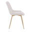Chaise rembourrée en velours Krisha