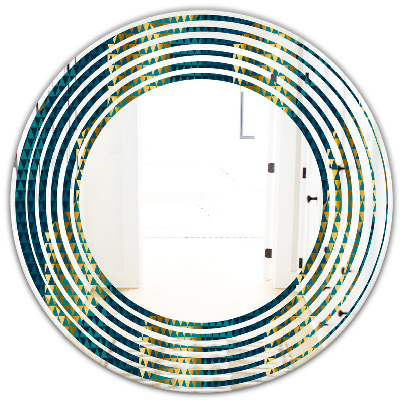 Miroir mural Wave, H 31,5 po x l po