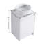 Armoire de salle de bain autoportante 20 po avec lavabo en céramique Art, portes à fermeture en douceur