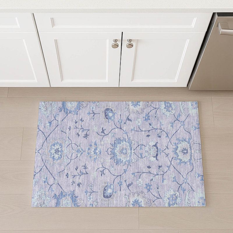 Machine Washable Indoor/Outdoor Mattera ACN2291 Global Rug, Rectangle 1'8" x 2'6"