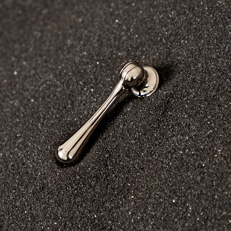Bijou Dew Collection Pendant Pull 2-1/2 Inch x 1/2 Inch, Polished Nickel