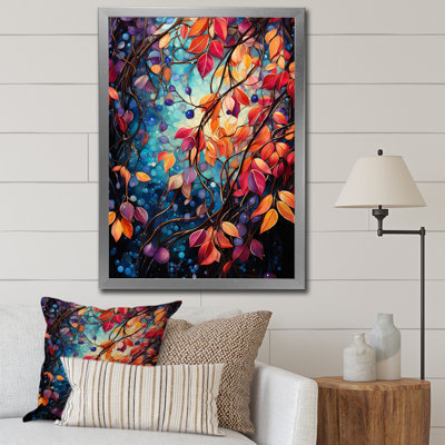 Hugon " Multicolor Vibrant Vines II "