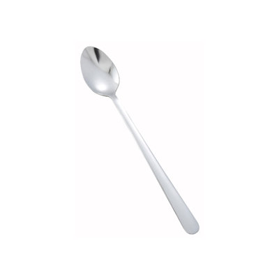 Winco Windsor Stainless-Steel Iced Tea Spoon, Standard Weight, 8.25" (12 Pack)