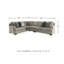 Canapé modulaire symétrique de 187 po Akef-1554303966