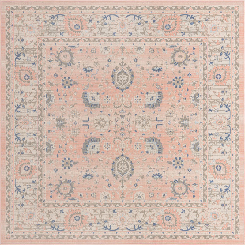 Denena Oriental Indoor Rug, Square 8'