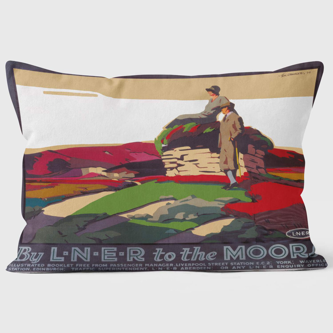 To the Yorkshire Moors - National Railway Museum Cushion