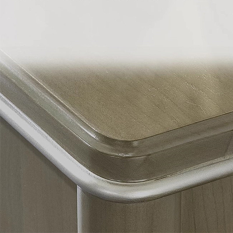 Meuble télé américain avec rangement simple, Gris clair