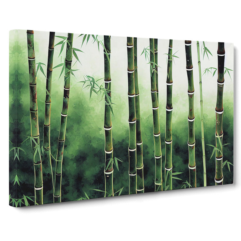 Magnificent Bamboo Forest - Wrapped Canvas, 40cm H x 60cm W x 3cm D