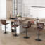 Adjustable Height Counter Stool with Metal Frame-309463932