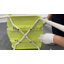 Ensemble de 4 chaises à blocs de couleur à rayures modernes, siège en plastique PP et pieds en métal robustes-2139614413