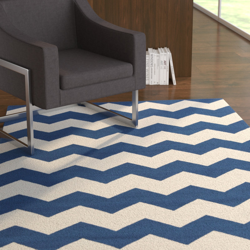 Murguia Wool Chevron Indoor Rug, Rectangle 8' x 10'