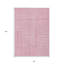 Tapis intérieur lavable à motif géométrique rose 8 pi x 10 pi