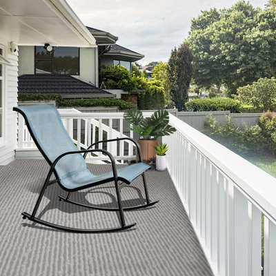 Olilawn 23" Wide Rocker Chair Arm Chair, perfect for outdoor patio relaxation and Living Room by olilawn