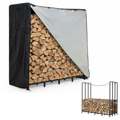 184.5 W x 84 D Metal Log Rack