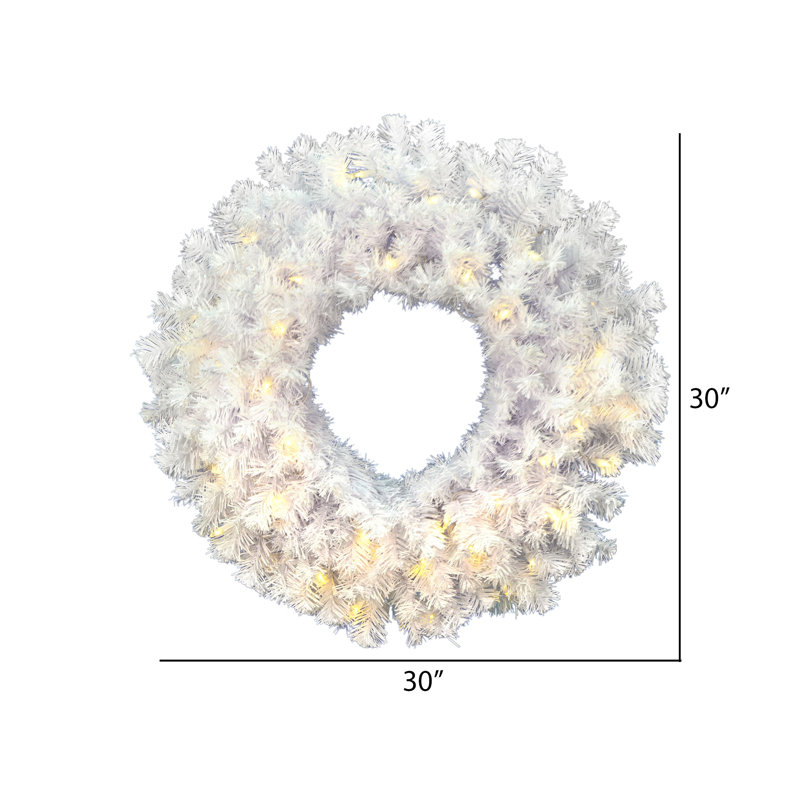 Couronne blanche Alayah, H 30 po x l 30 po x P 3 po, Multi