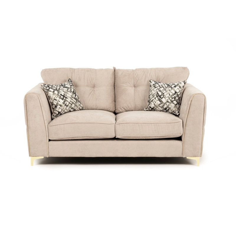 2 Seater Fabric Sofa, Beige