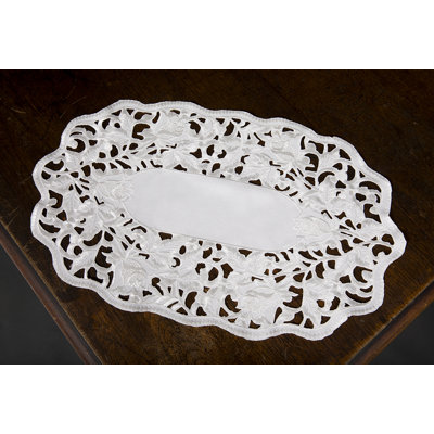 Olney Polyester Floral Oval Placemat