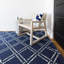 Tapis intérieur / extérieur bleu marine Mendocino-1149006814