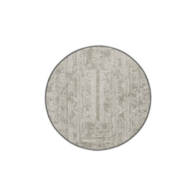 Machine Washable Gray Area Rug