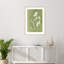 Monographie «Green Flowers» par Amini54, impression sur bois encadrée-1883522834