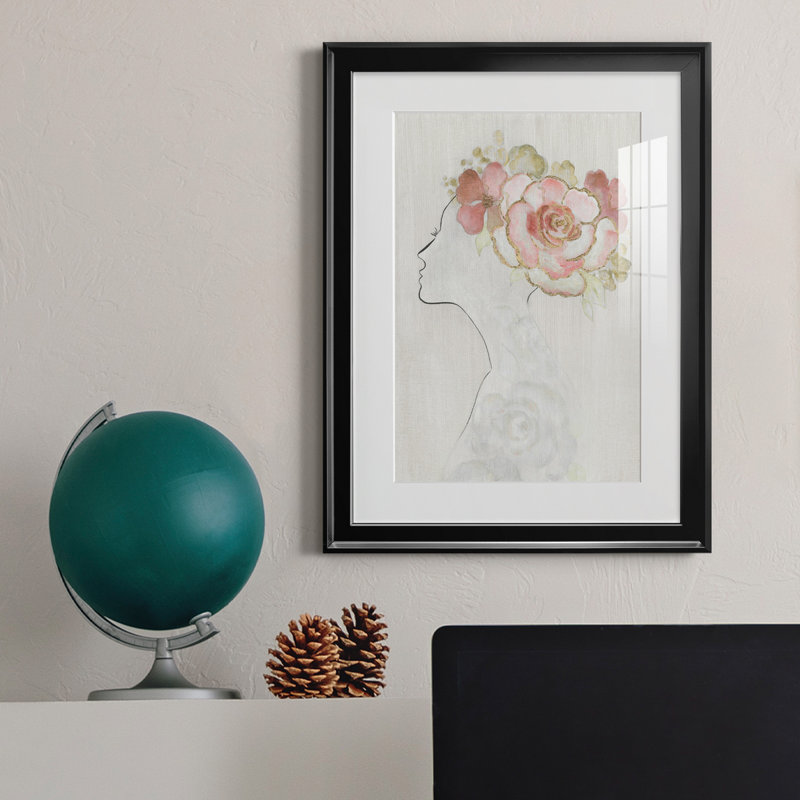 Fashion Fashion Silhouette II - Reproduction d'art sur toile encadrée, H 18,5 po x l 24,5 po x P 1,5 po, Noir