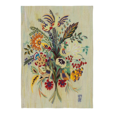 Vintage One-of-a-Kind 3'1" X 4'4" Area Rug