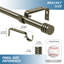 Tringle à rideaux simple ajustable 0,62 po Sweitzer-148547070-148547061
