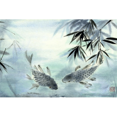 Koi by Nan Rae - Wrapped Canvas Art Prints