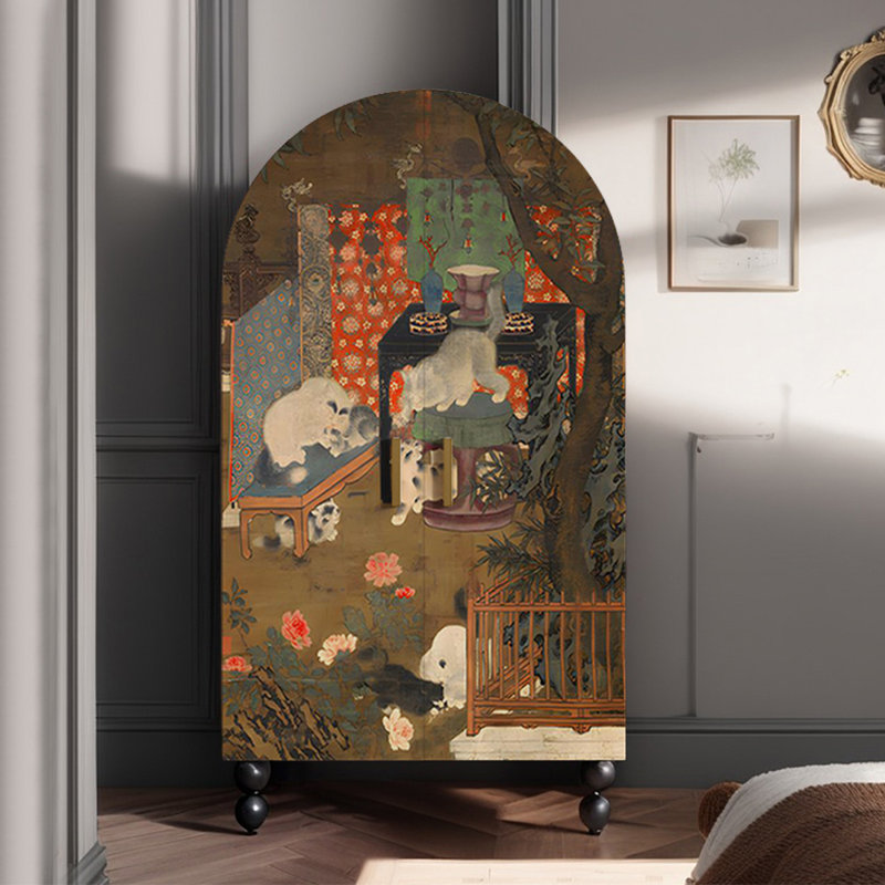 Garde-robe de chambre à coucher, Noir, noir, noir, noir