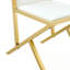 Ensemble de 2 chaises de salle à manger en polyuréthane avec pieds en métal.-1120905186