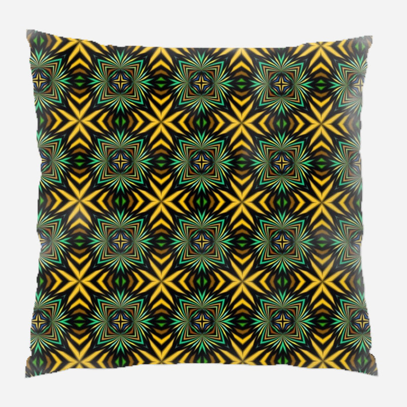 Coussin kaléidoscope, Intérieur