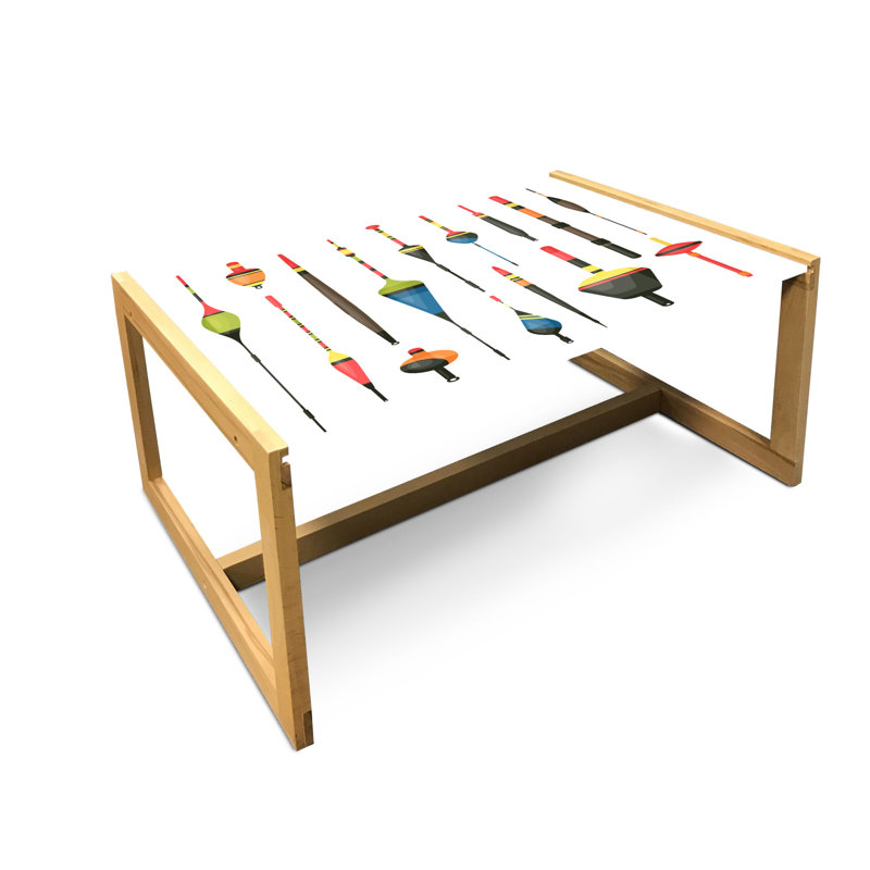 Ireoluwatomiwa Sled Coffee Table, 90cm H x 62cm W x 40cm D