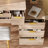 7-Drawer Vanity Desk With LED Mirror & Carved Details