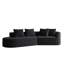 Canapé modulaire surdimensionné en chenille surdimensionné Boneless-1912830922