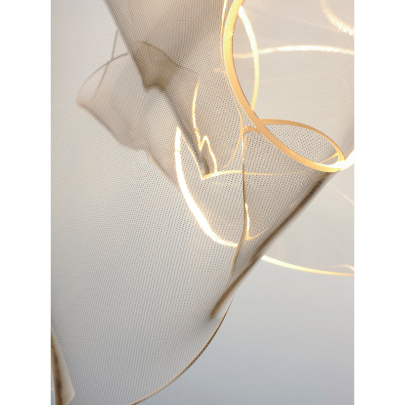 Rinkle Polished Chrome LED 13-Light Geometric Chandelier
