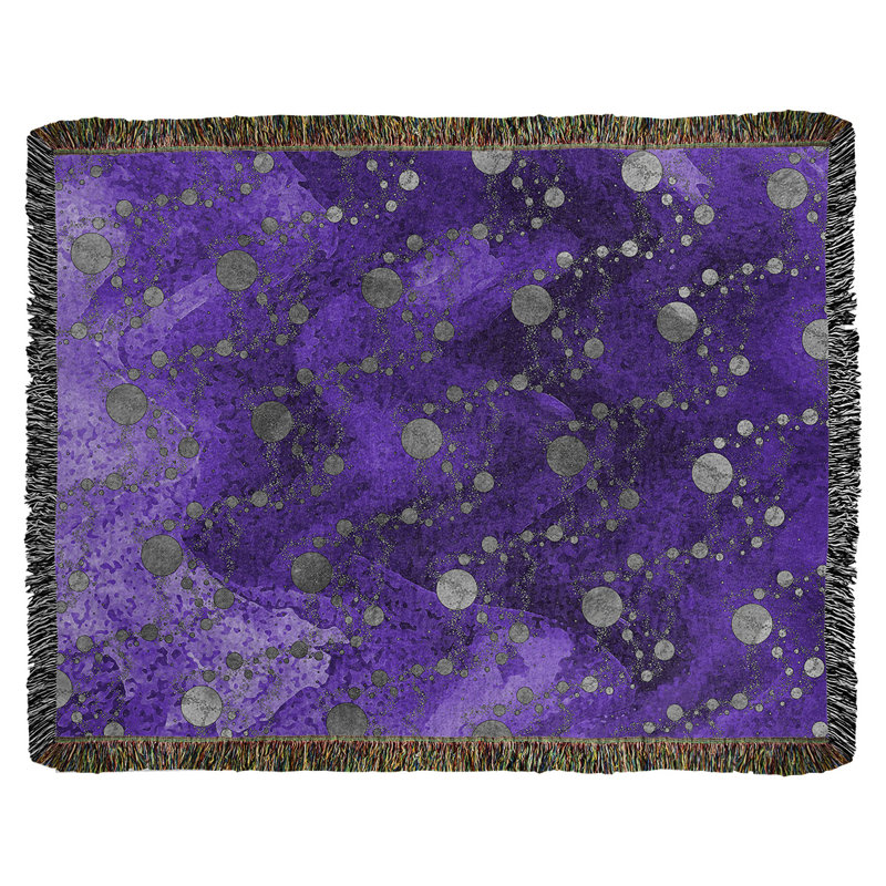 Couverture tissée Katelyn Elizabeth, l 37 po x L 52 po, Mauve