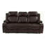 Coussin de recharge sans fil de couleur brune avec port et chaise de rangement moderne-597615398