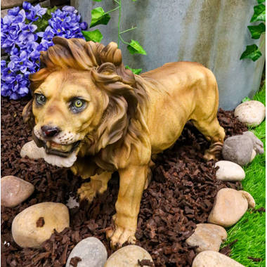 Selah Lion Animals MGO Garden Statue