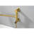 Pot Filler Faucet Wall Mount - Brass, Gold, Finish, Smooth Flow Mounted Folding Arm For Space Saving