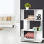 Bibliothèque blanche cinq couches-273967173-273967172