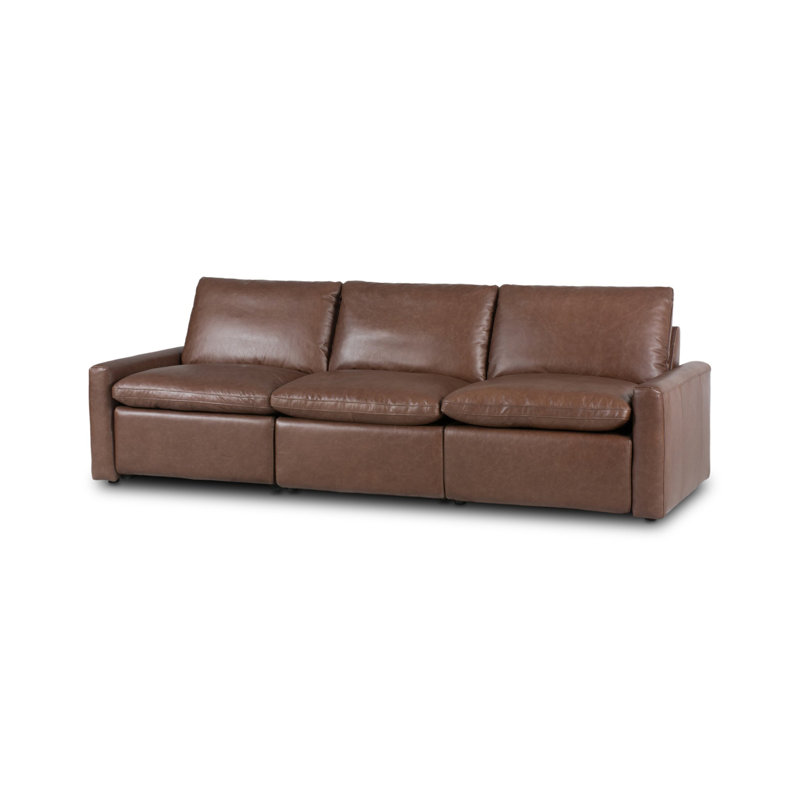 Tillery Power Reclining Sofa, Sonoma Coco Genuine Leather