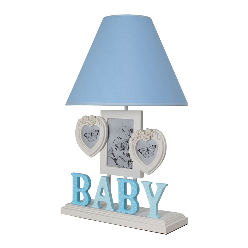 Lampe de table 20 po Ethelen, Bleu, Bleu