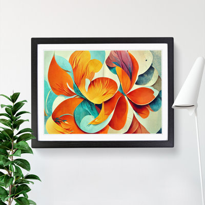 Artistic Flowers Abstract Vol.6 - Single Picture Frame Print