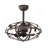 Best Sells Modern Enclosed Ceiling Fan Indoor With Remote Control And Bladeless Rust Red Industrial Ceiling Fan Light Kit-2025177713