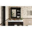 Armoire de rangement murale de salle de bain noire de 30,26 po x 28,41 po, avec hauteur de tablette réglable et détails de quincaillerie exquise