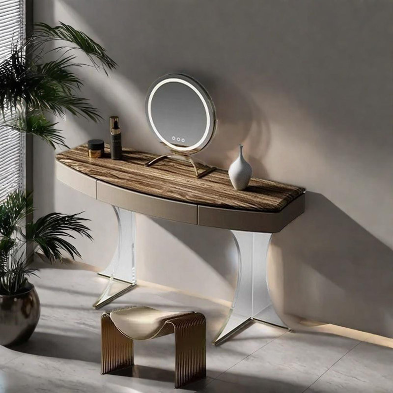 Commode luxueuse de style chambre principale, Brun