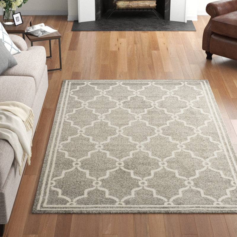 Tapis géométrique Clodfelter Performance, Rectangle 9 pi x 12 pi
